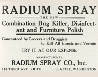 One of the many dubious radium products.